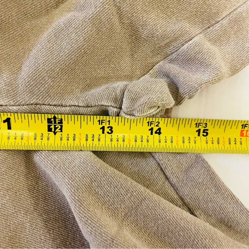 Easel Mineral Wash Mushroom Palazzo Pants S - Picture 7 of 16